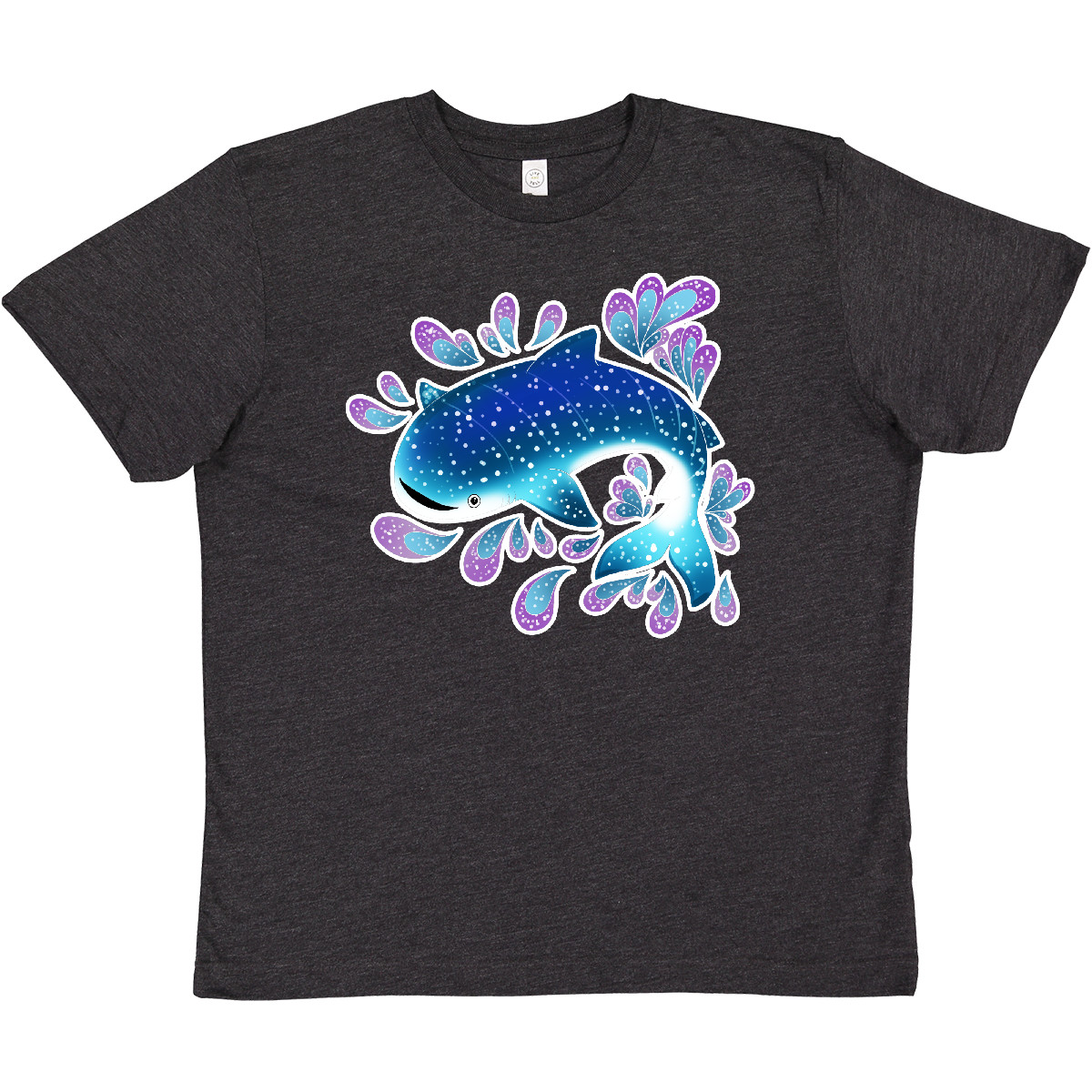 Inktastic Cute Whale Shark Youth T-Shirt Pop Culture Sharks Abstract Tee Kids - Picture 2 of 5