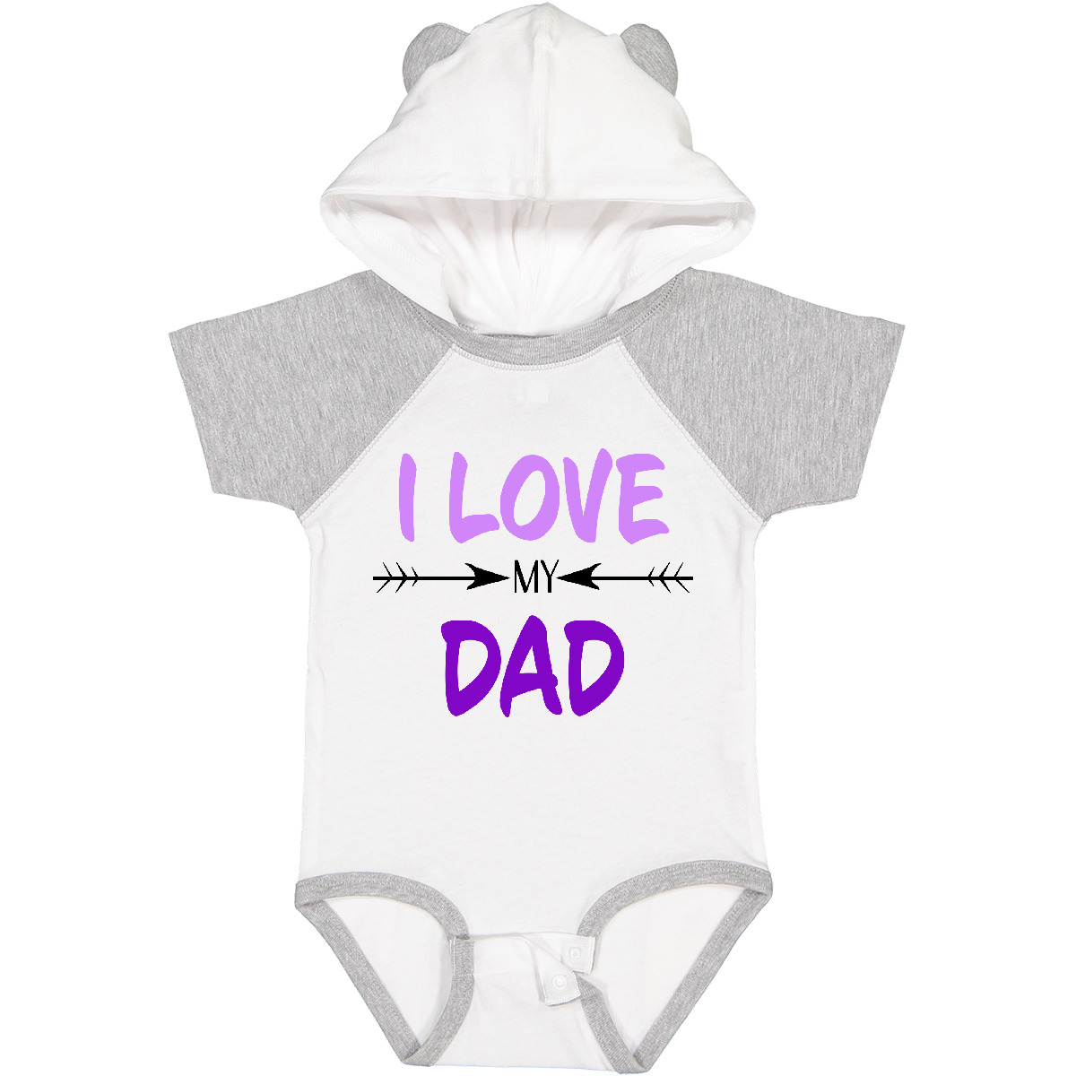Inktastic I Love My Dad Fathers Day Infant Creeper Kids Father New Best Daddy - Picture 8 of 8