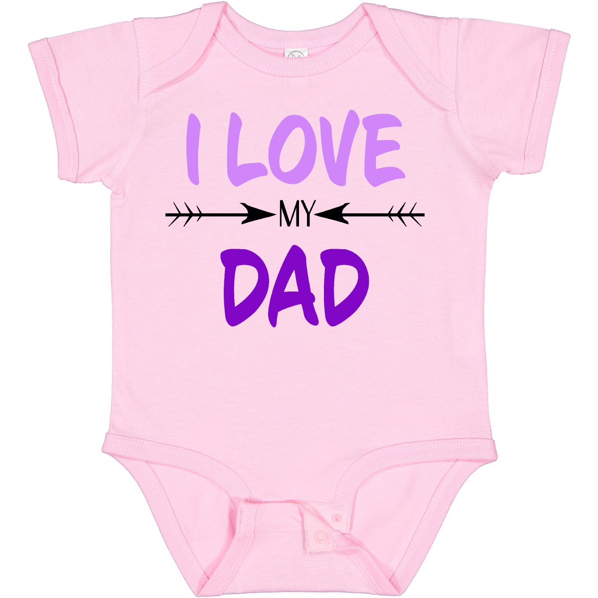 Inktastic I Love My Dad Fathers Day Infant Creeper Kids Father New Best Daddy - Picture 7 of 8
