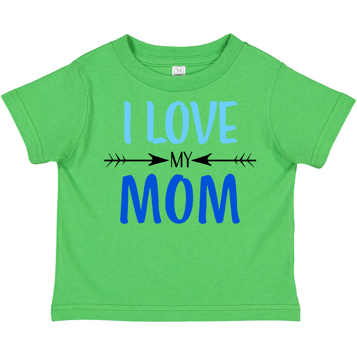 Inktastic I Love My Mom Mothers Day Toddler T-Shirt For Kids Mother New Mommy - Picture 2 of 6