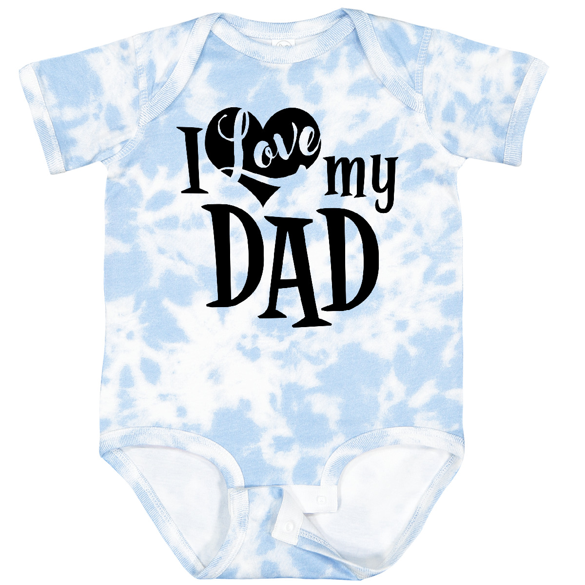 Inktastic I Love My Dad Baby Bodysuit Fathers Day Kids Father Daddy Happy First - Picture 7 of 9