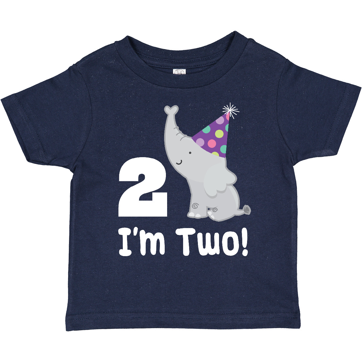 Inktastic Happy 2nd Birthday Zoo Elephant Toddler T-Shirt Two 2 Year Old Im Cute - Picture 7 of 10