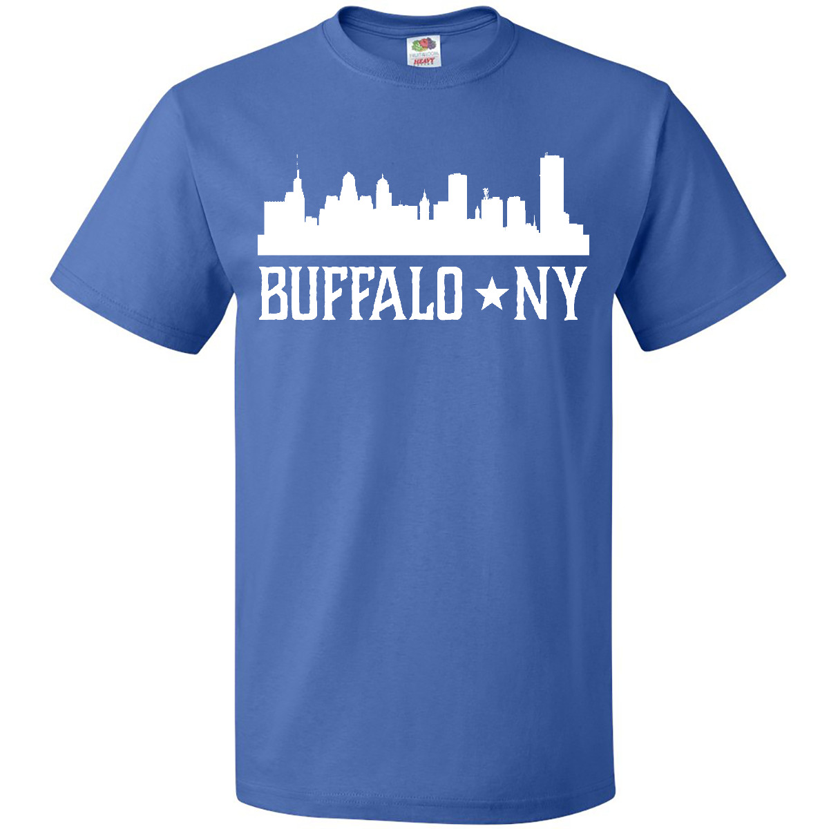 Inktastic Buffalo New York NY Cities Skyline T-Shirt City Silhouette Travel Gift