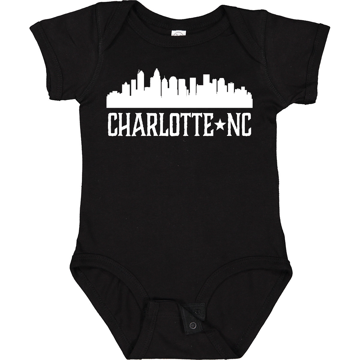 Inktastic Charlotte North Carolina Skyline NC City Baby Bodysuit Inktastic Charlotte North Carolina Skyline NC City Baby Bodysuit
