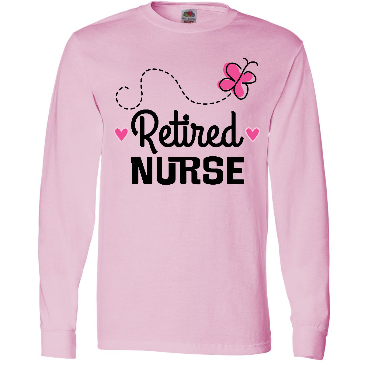 Inktastic Retired Nurse Nursing Retirement Long Sleeve T-Shirt
