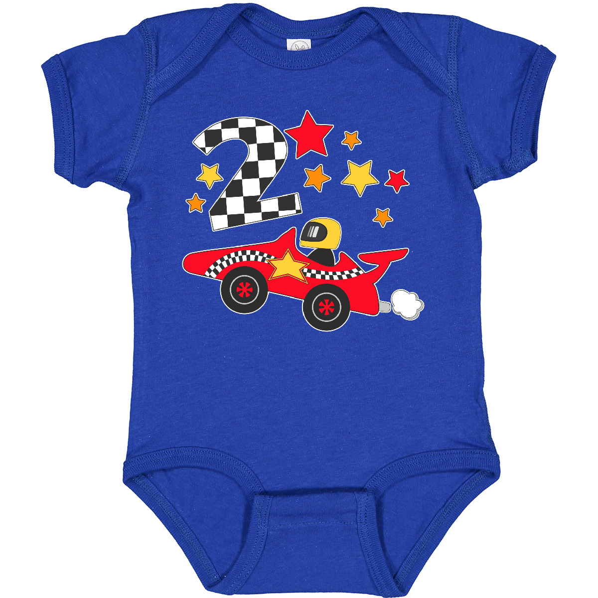 Inktastic Happy 2nd Birthday Red Racing Car Baby Bodysuit Birthdays Second Two - Picture 6 of 8