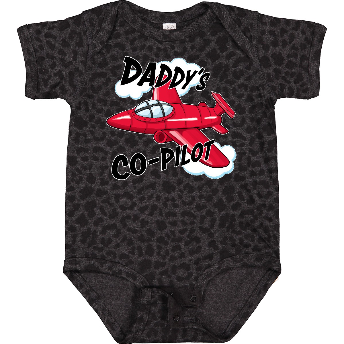 Inktastic Daddys Co-Pilot For Fathers Day Baby Bodysuit Kids Plane Dad Father