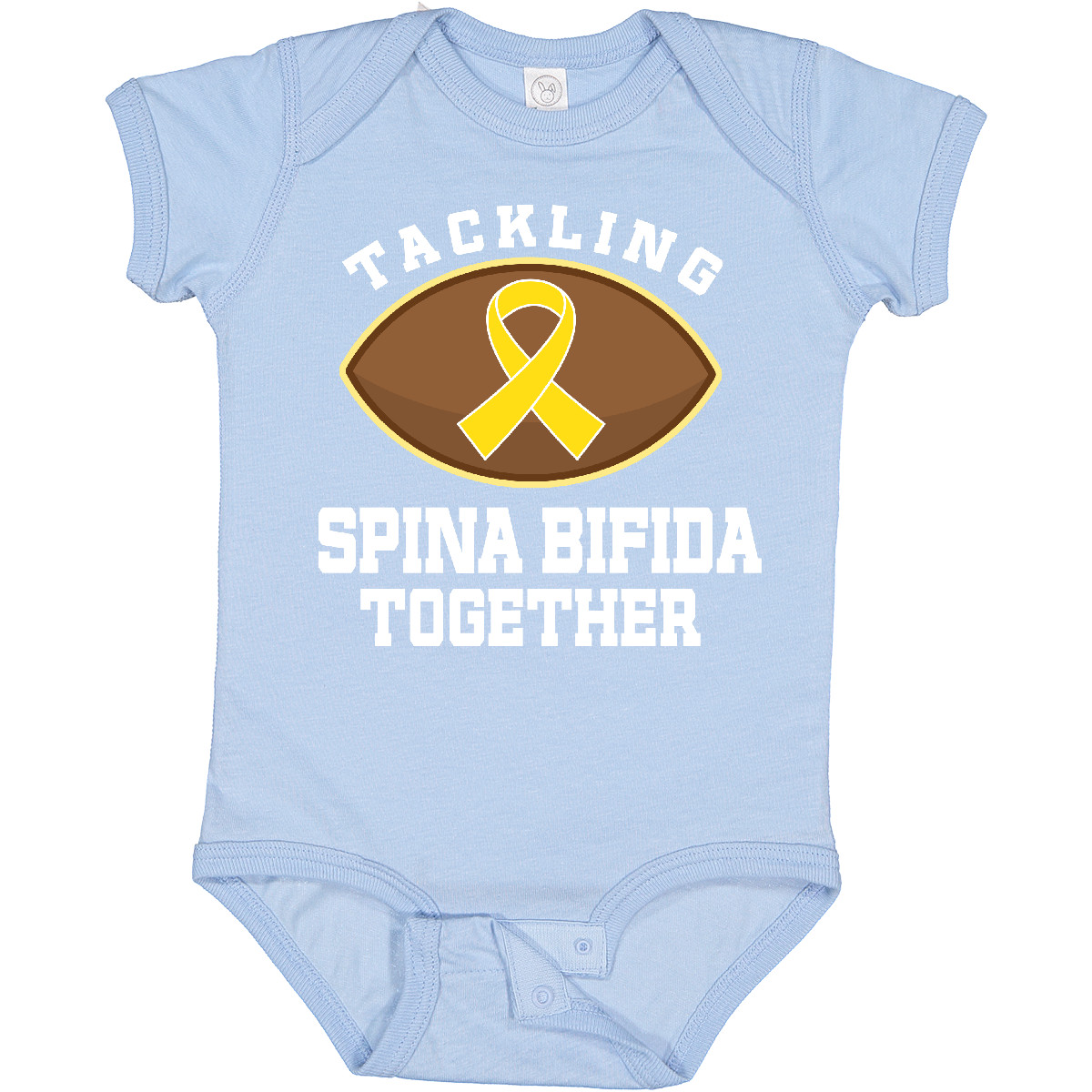 Inktastic Spina Bifida Awareness Ribbon Infant Creeper Yellow Support Walk Event - Bild 7 von 9