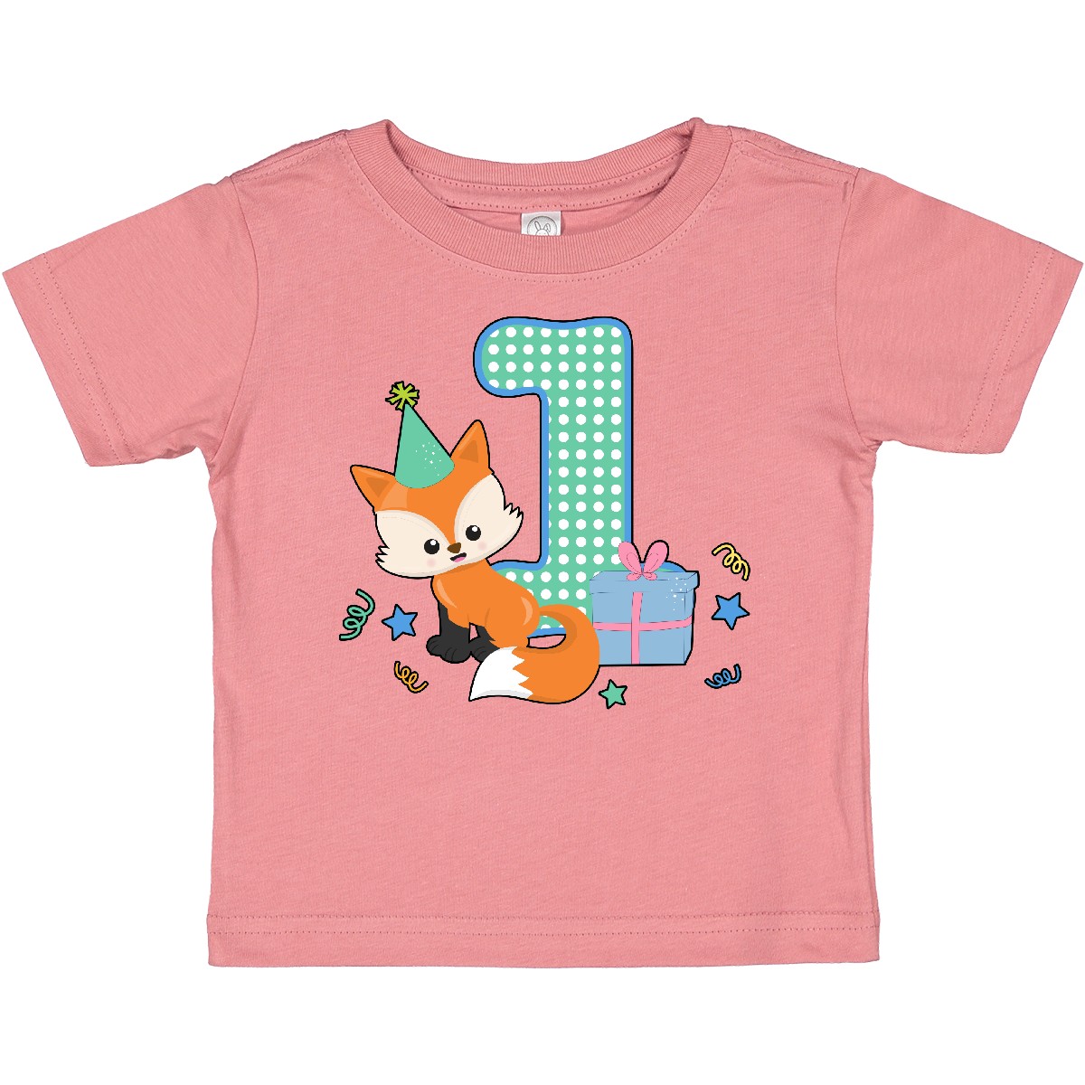 Inktastic Im 1 Years Old With Fox Baby T-Shirt Birthdays Its My 1st Birthday One - Picture 6 of 10