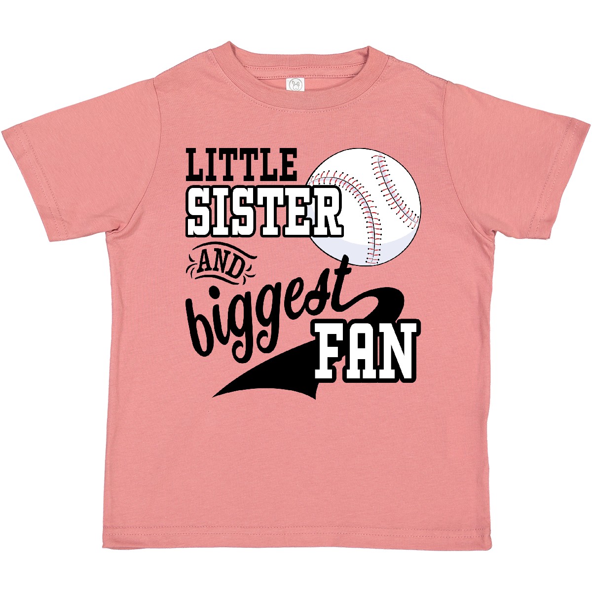 Inktastic Little Sister And Biggest Baseball Fan Toddler T-Shirt Sports Fans Kid - Picture 11 of 17
