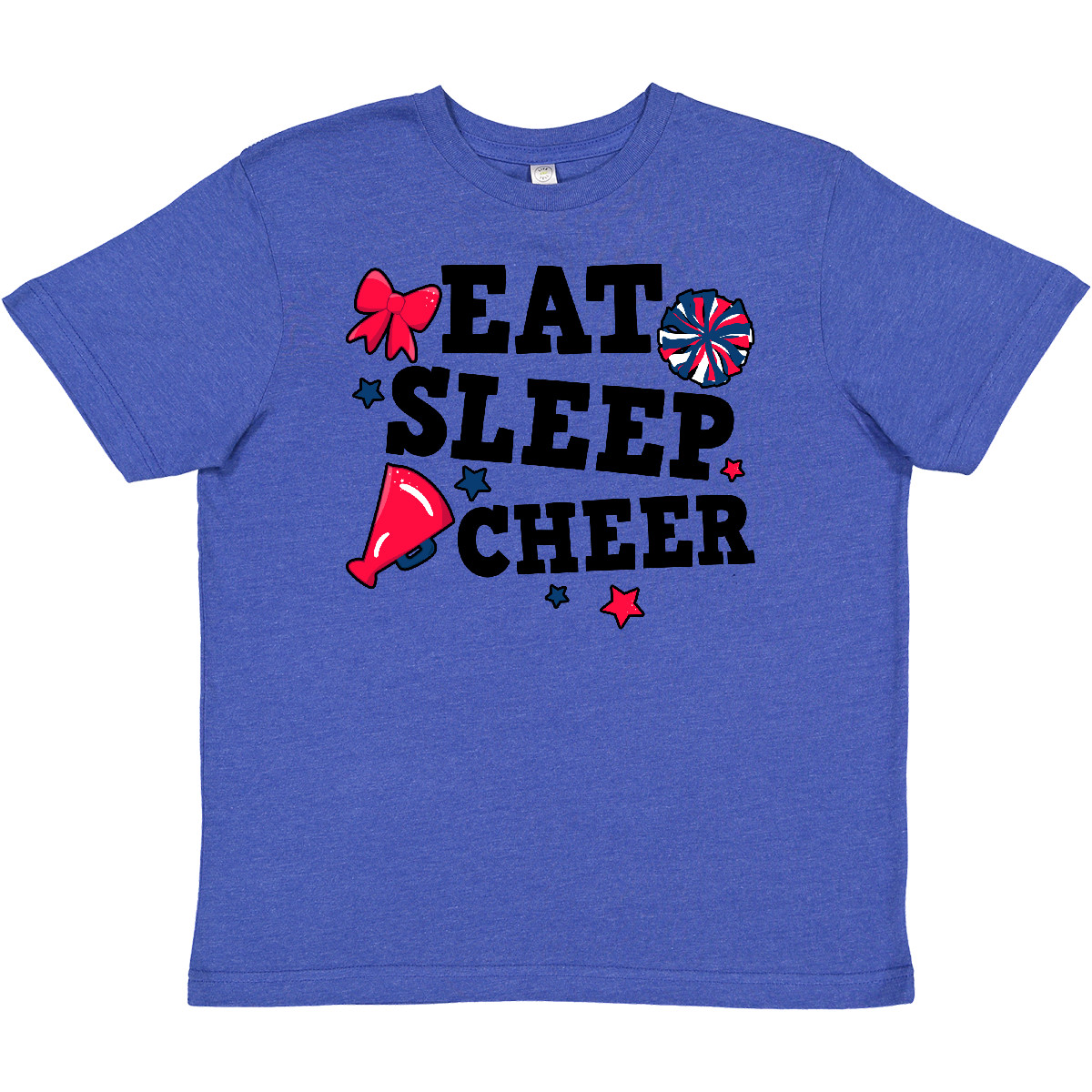 Inktastic Cheerleading Eat Sleep Cheer Youth T-Shirt Sports Cheerleader I Love - Picture 3 of 3
