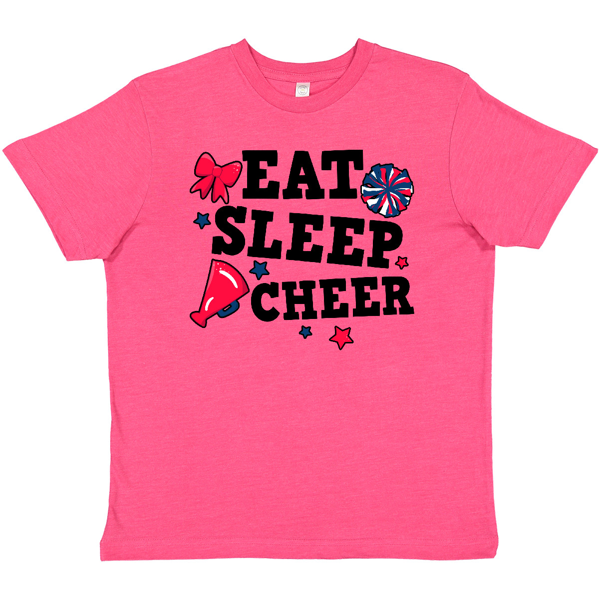 Inktastic Cheerleading Eat Sleep Cheer Youth T-Shirt Sports Cheerleader I Love - Picture 2 of 3