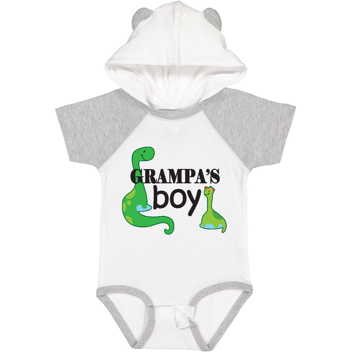 Inktastic Grampas ragazzo nipote dinosauro neonato nonno rampicante da Dino giorno carino - Foto 7 di 7