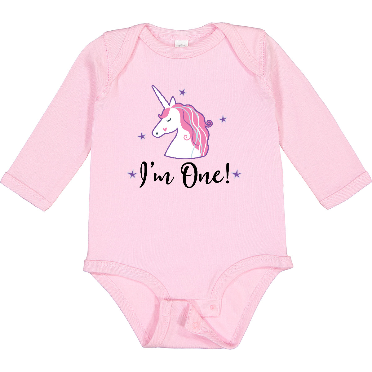Inktastic 1st Birthday Unicorn Long Sleeve Creeper First Cute Gift For Hws - Picture 5 of 10