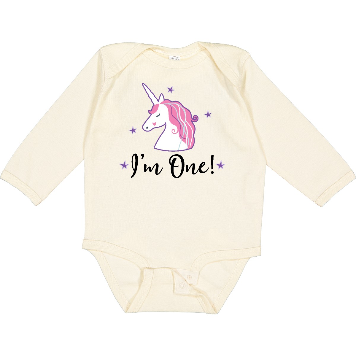 Inktastic 1st Birthday Unicorn Long Sleeve Creeper First Cute Gift For Hws - Picture 7 of 10