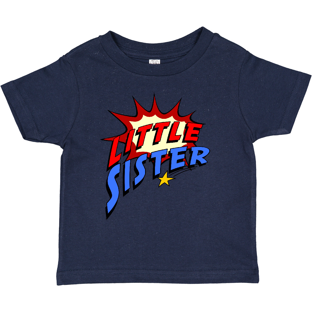 Inktastic Little Sister Superhero Toddler T-Shirt Super Hero Comic Book Sis Gift - Picture 7 of 10
