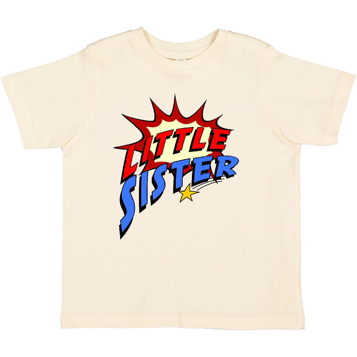 Inktastic Little Sister Superhero Toddler T-Shirt Super Hero Comic Book Sis Gift - Picture 8 of 13