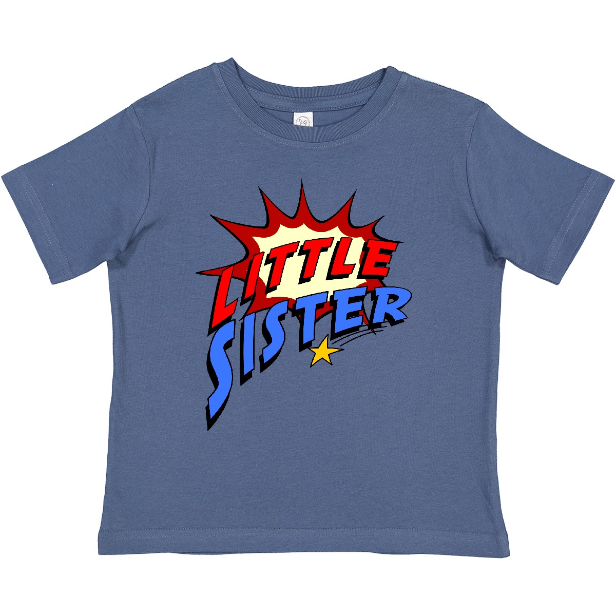 Inktastic Little Sister Superhero Toddler T-Shirt Super Hero Comic Book Sis Gift - Picture 7 of 13