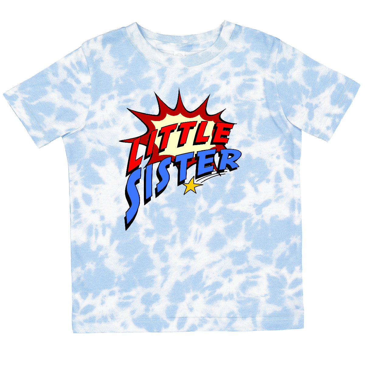 Inktastic Little Sister Superhero Toddler T-Shirt Super Hero Comic Book Sis Gift - Picture 12 of 13