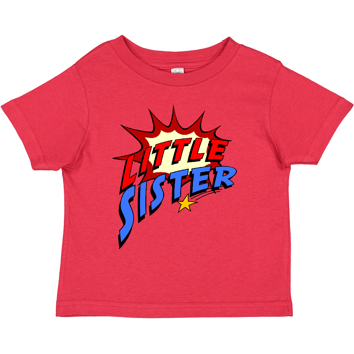 Inktastic Little Sister Superheld Kleinkind T-Shirt Superheld Comic Buch Schwester Geschenk - Bild 11 von 14