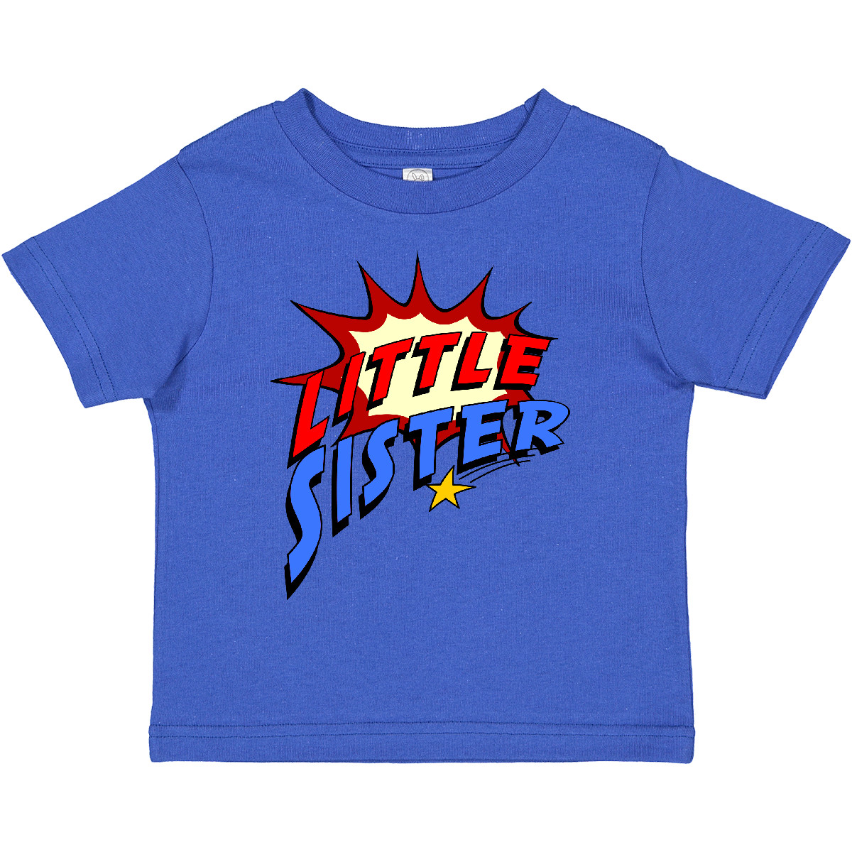 Inktastic Little Sister Superhero Toddler T-Shirt Super Hero Comic Book Sis Gift - Picture 9 of 10
