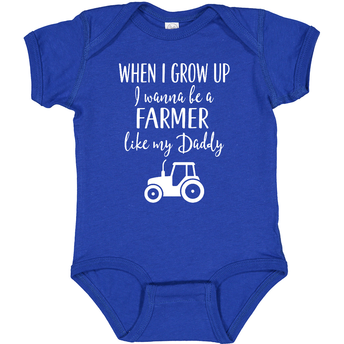 Inktastic Farmer Like Daddy Childs Baby Bodysuit Future Farming Kids My Fun - Imagen 12 de 17