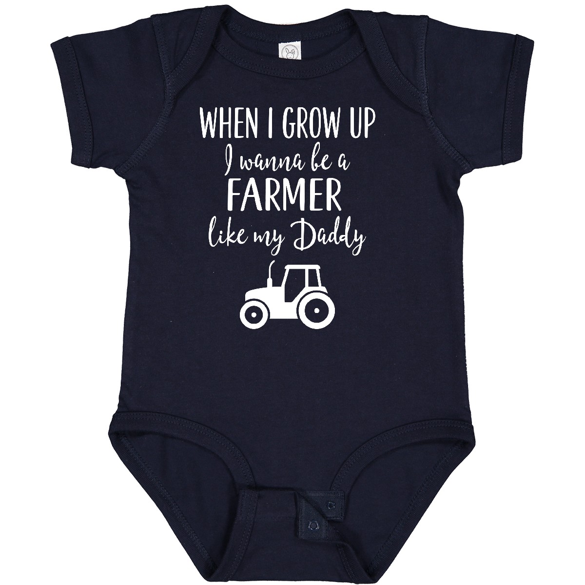 Inktastic Farmer Like Daddy Childs Baby Bodysuit Future Farming Kids My Fun - Imagen 8 de 17