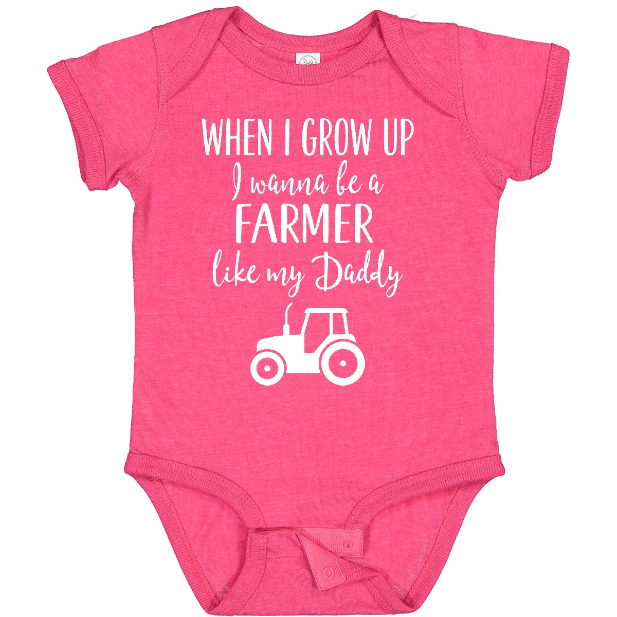 Inktastic Farmer Like Daddy Childs Baby Bodysuit Future Farming Kids My Fun - Imagen 16 de 17