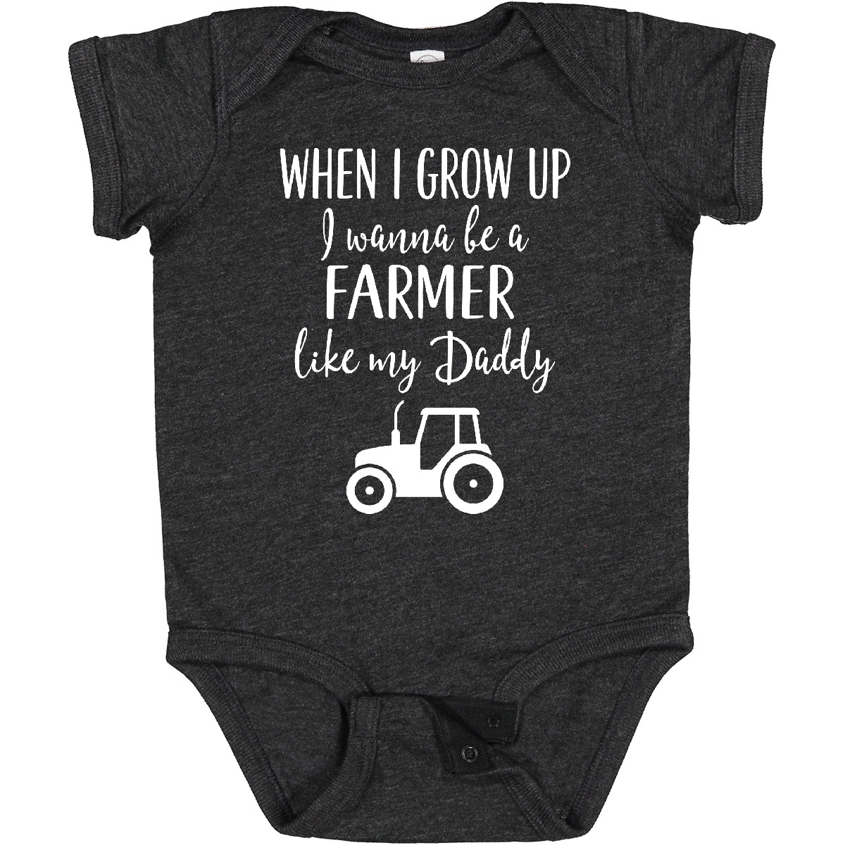 Inktastic Farmer Like Daddy Childs Baby Bodysuit Future Farming Kids My Fun - Imagen 17 de 17