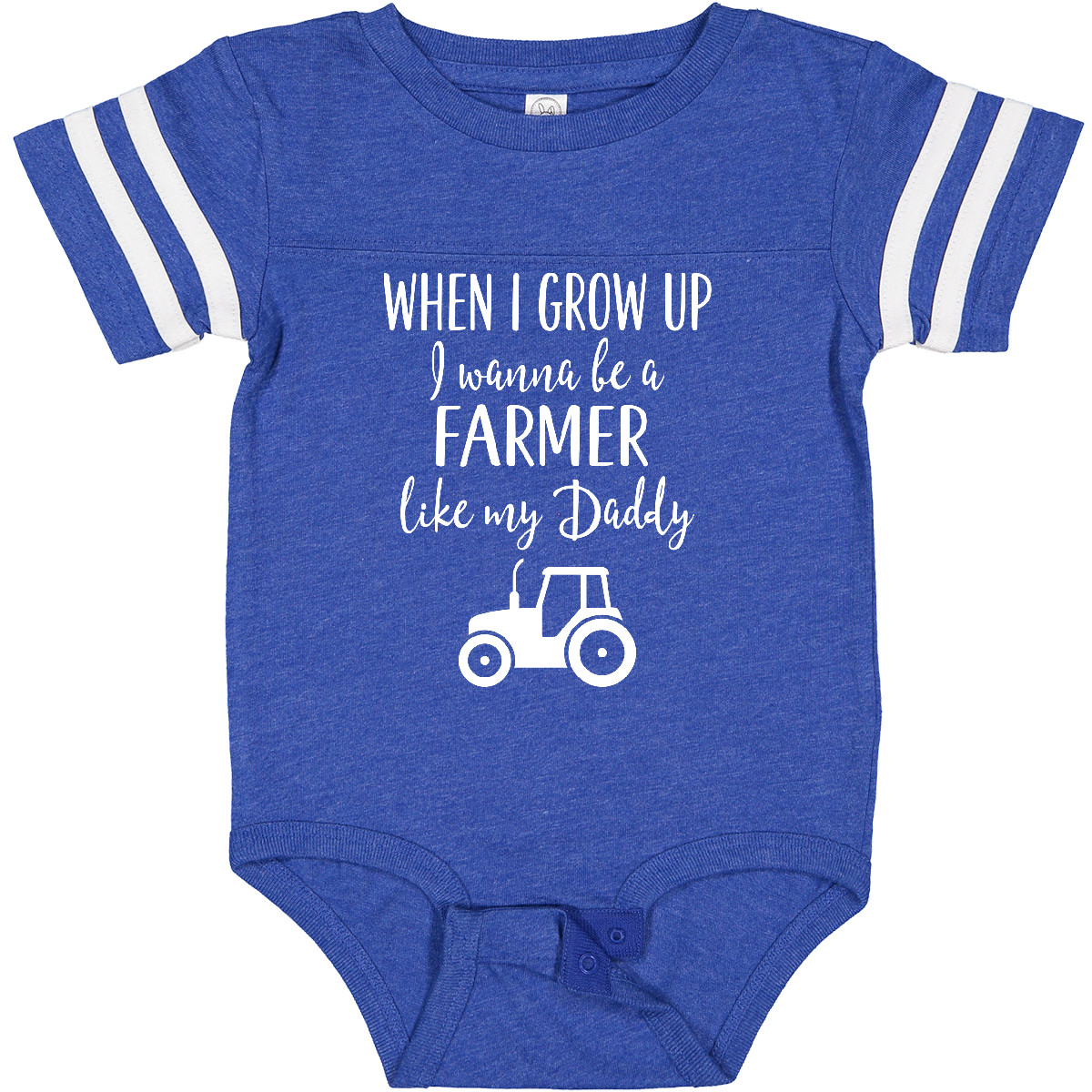 Inktastic Farmer Like Daddy Childs Baby Bodysuit Future Farming Kids My Fun - Imagen 4 de 17