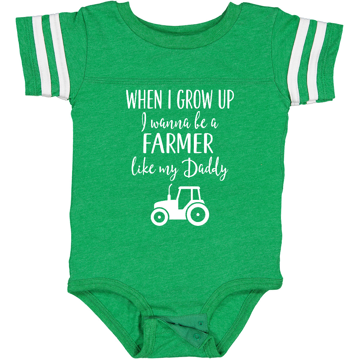 Inktastic Farmer Like Daddy Childs Baby Bodysuit Future Farming Kids My Fun - Imagen 5 de 17