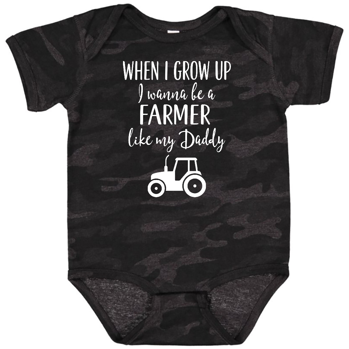 Inktastic Farmer Like Daddy Childs Baby Bodysuit Future Farming Kids My Fun - Imagen 14 de 17