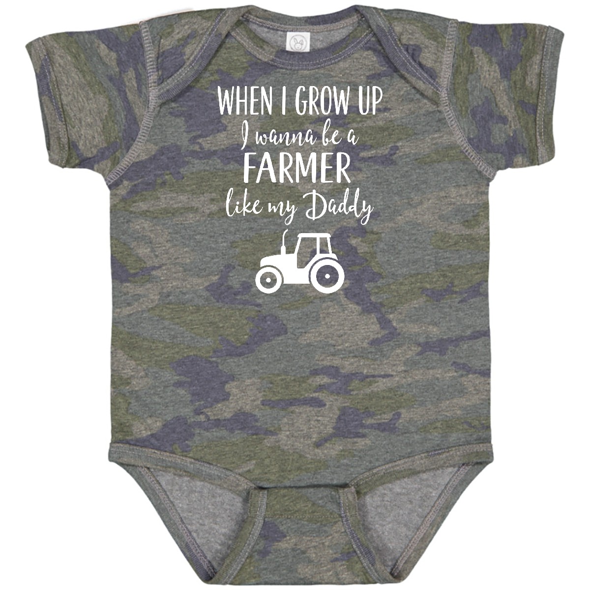 Inktastic Farmer Like Daddy Childs Baby Bodysuit Future Farming Kids My Fun - Imagen 15 de 17