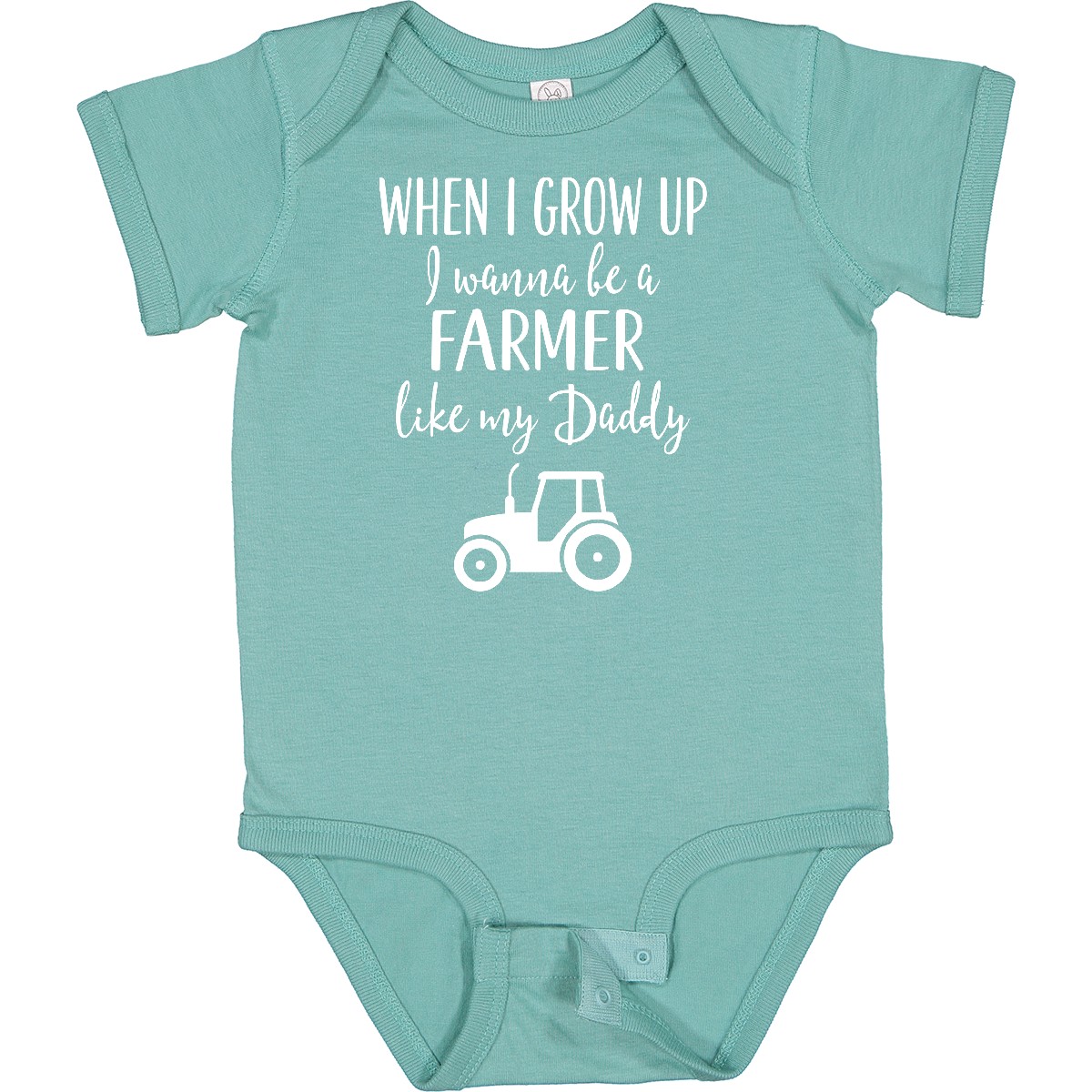 Inktastic Farmer Like Daddy Childs Baby Bodysuit Future Farming Kids My Fun - Imagen 13 de 17