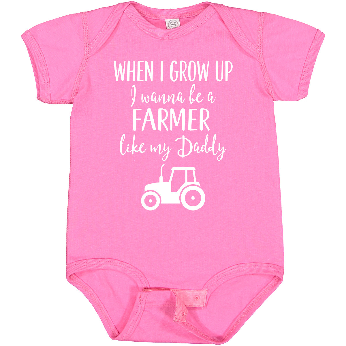 Inktastic Farmer Like Daddy Childs Baby Bodysuit Future Farming Kids My Fun - Imagen 11 de 17