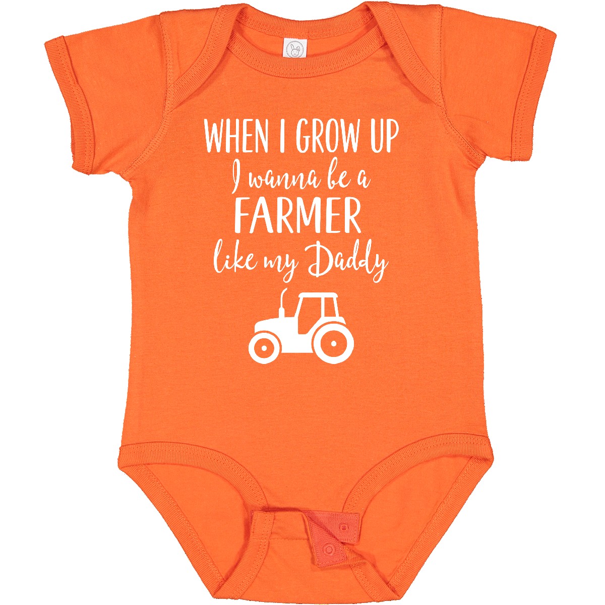 Inktastic Farmer Like Daddy Childs Baby Bodysuit Future Farming Kids My Fun - Imagen 9 de 17