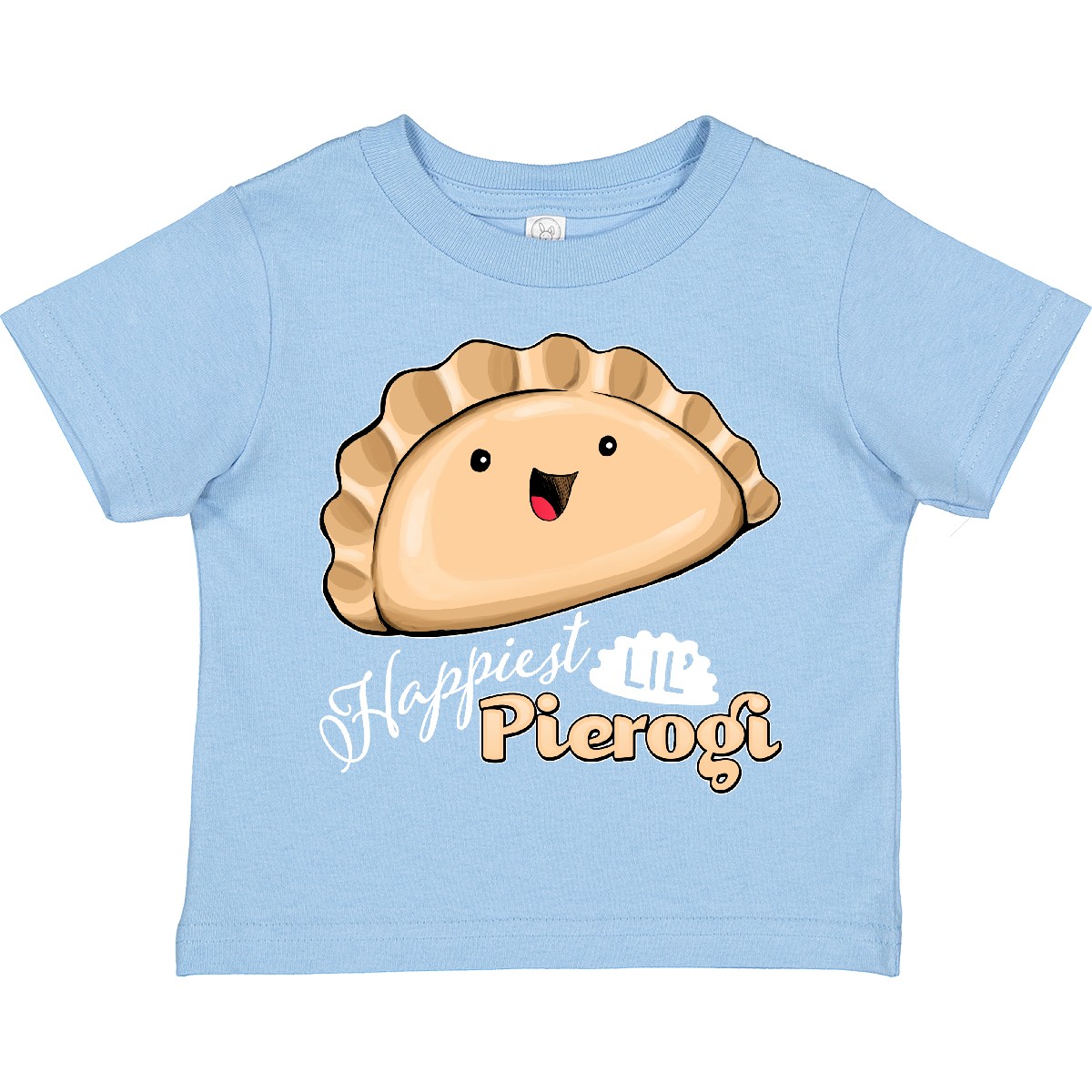 Inktastic Happiest Lil' Pierogi Toddler T-Shirt Food Cute Polish Cuisine Tasty - Picture 6 of 10