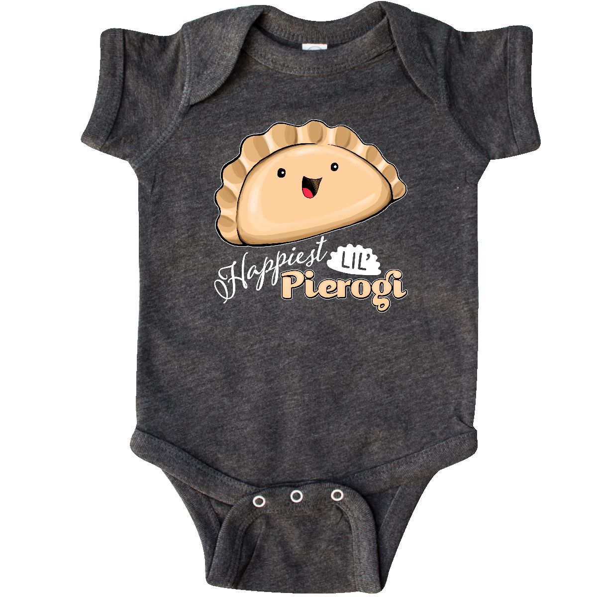 Inktastic Happiest Lil/' Pierogi Infant Creeper Food Cute Polish Cuisine Tasty