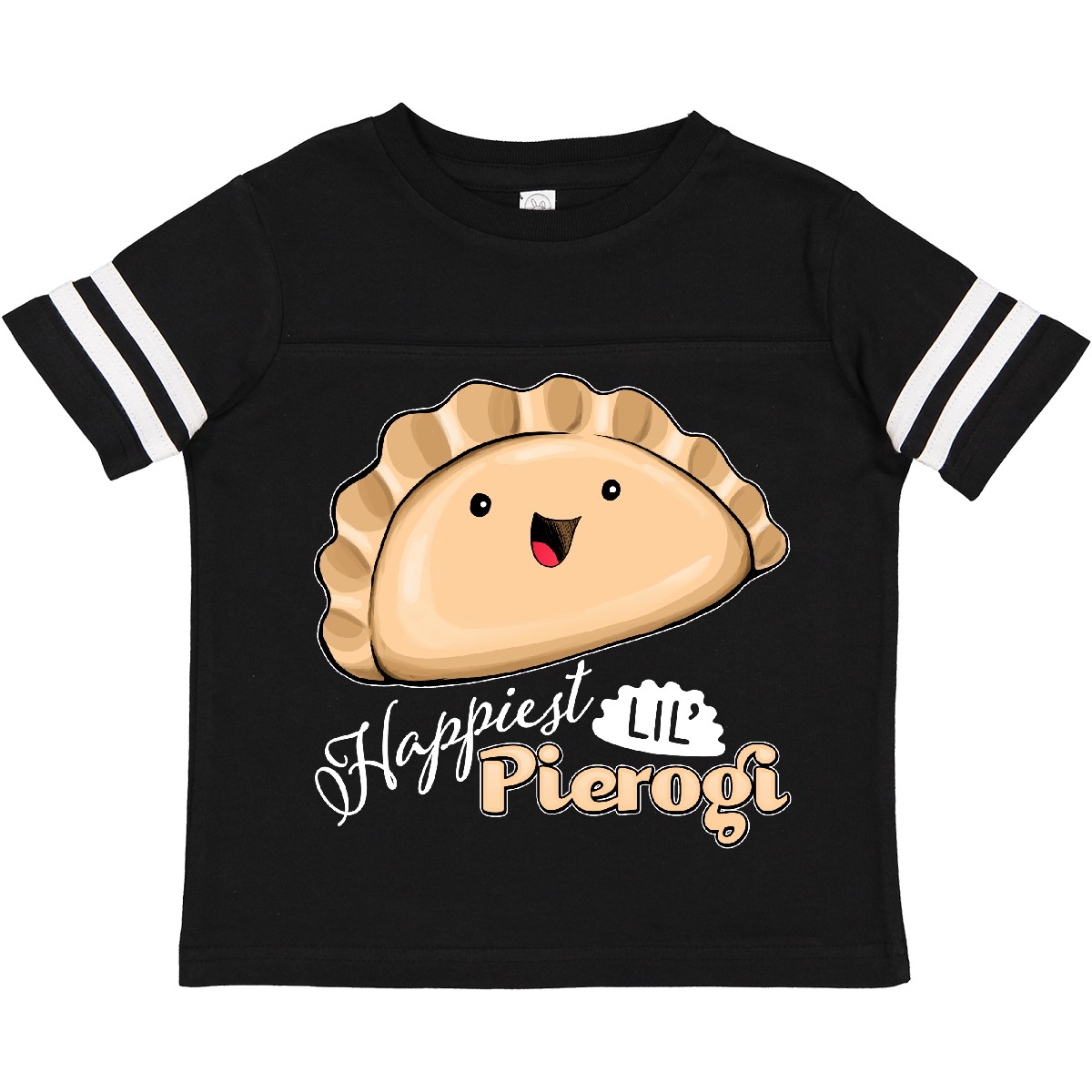 Inktastic Happiest Lil' Pierogi Toddler T-Shirt Food Cute Polish Cuisine Tasty - Picture 3 of 10