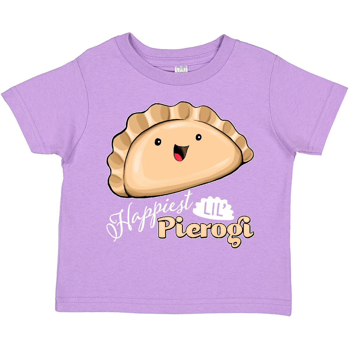 Inktastic Happiest Lil' Pierogi Toddler T-Shirt Food Cute Polish Cuisine Tasty - Picture 5 of 10