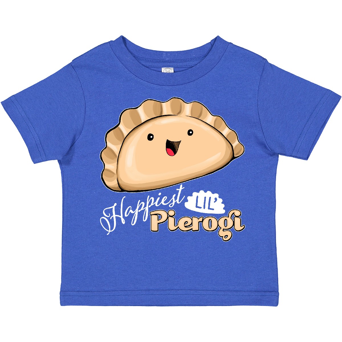 Inktastic Happiest Lil' Pierogi Toddler T-Shirt Food Cute Polish Cuisine Tasty - Picture 8 of 10