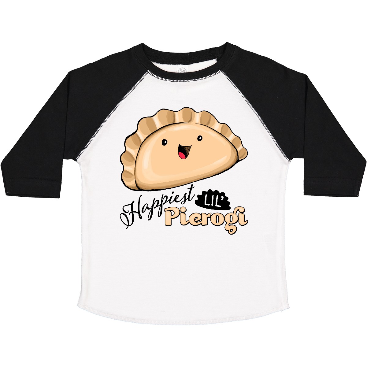 Inktastic Happiest Lil' Pierogi Toddler T-Shirt Food Cute Polish Cuisine Tasty - Picture 11 of 11