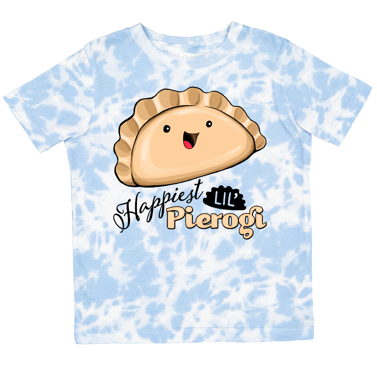 Inktastic Happiest Lil' Pierogi Toddler T-Shirt Food Cute Polish Cuisine Tasty - Picture 9 of 11