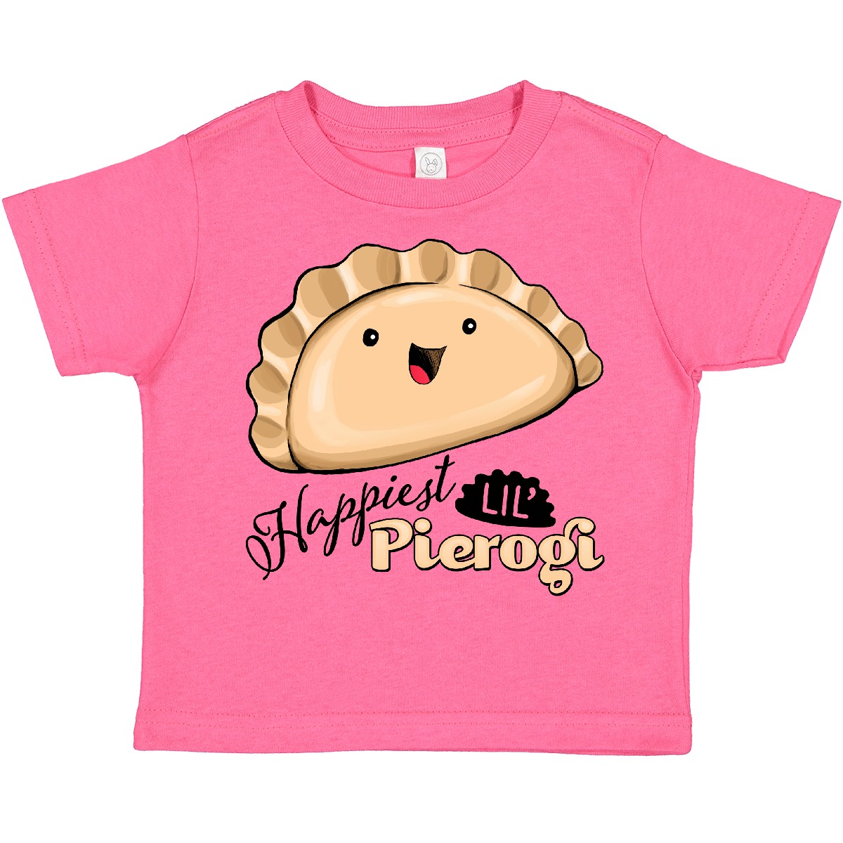 Inktastic Happiest Lil' Pierogi Toddler T-Shirt Food Cute Polish Cuisine Tasty - Picture 5 of 11