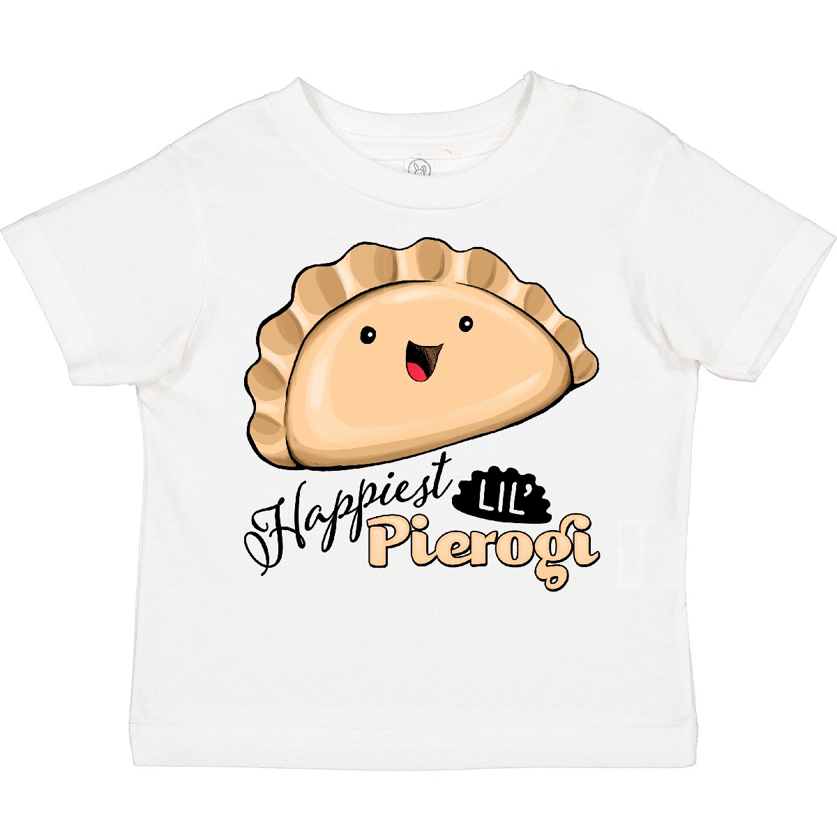 Inktastic Happiest Lil' Pierogi Toddler T-Shirt Food Cute Polish Cuisine Tasty - Picture 10 of 11