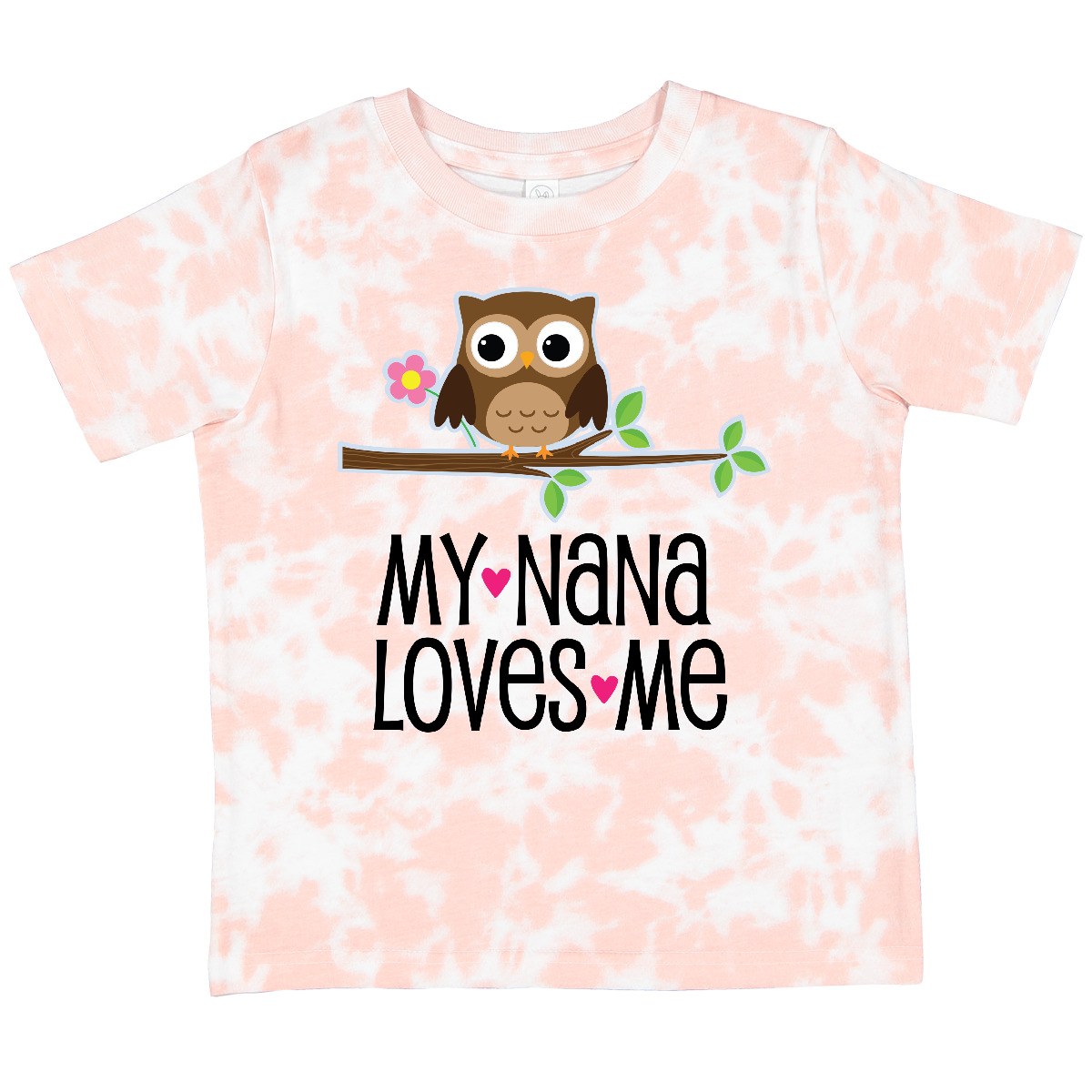 Inktastic My Nana Loves Me Owl Toddler T-Shirt Granddaughter Childs Girls Cute - Picture 10 of 11