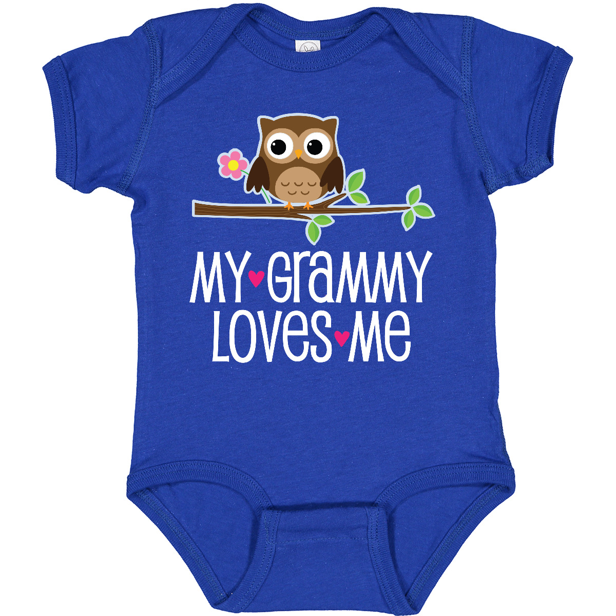 Inktastic My Grammy Loves Me Owl Infant Creeper From Girls Cute Granddaughter - Picture 8 of 8