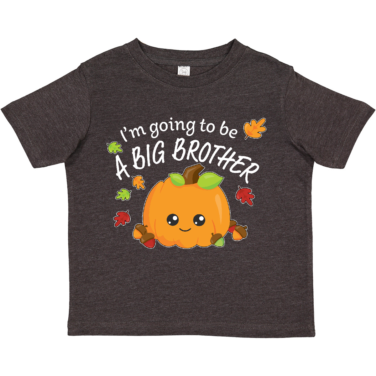 Inktastic I'm Going To Be A Big Brother- Cute Halloween Pumpkin Toddler T-Shirt - Picture 9 of 9