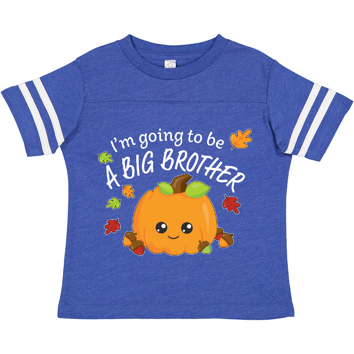 Inktastic I'm Going To Be A Big Brother- Cute Halloween Pumpkin Toddler T-Shirt - Picture 3 of 9