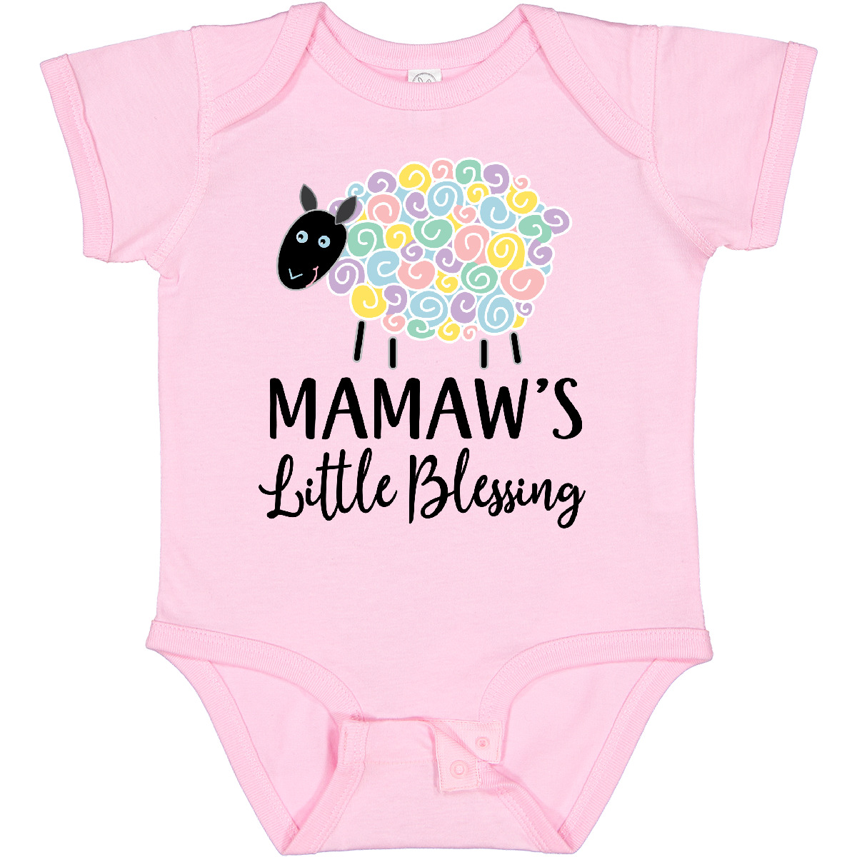 Inktastic Mamaw For Grandchild Girls Baby Bodysuit Sheep Girl Granddaughter New - Picture 5 of 7